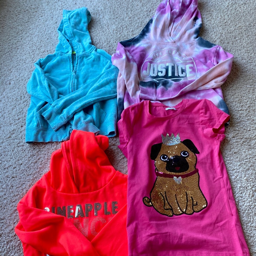 SOLD Tshirts & 3 Hoodie Size 10 & 12 SOLD